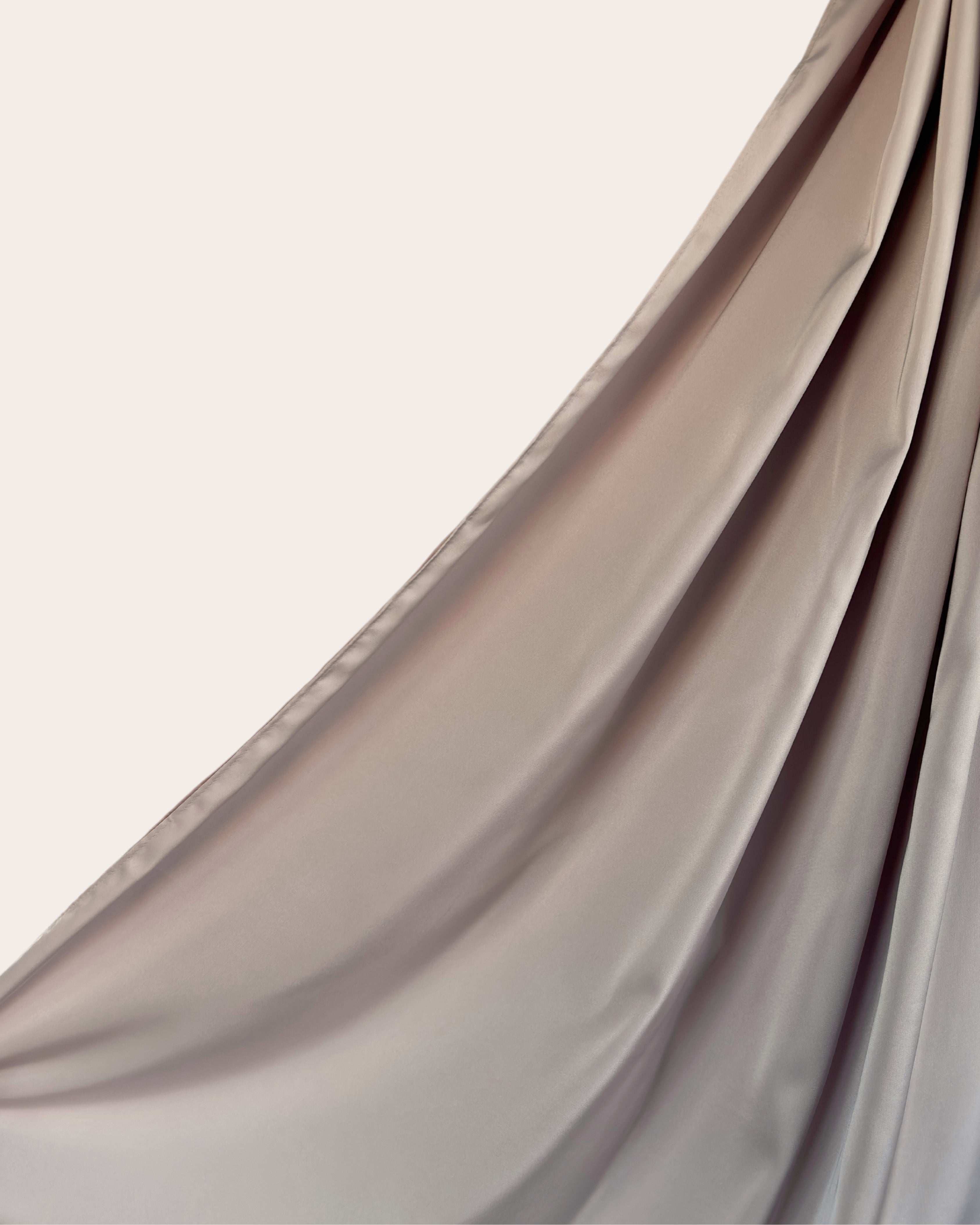 Matte Satin Hijab - Dusty Apricot