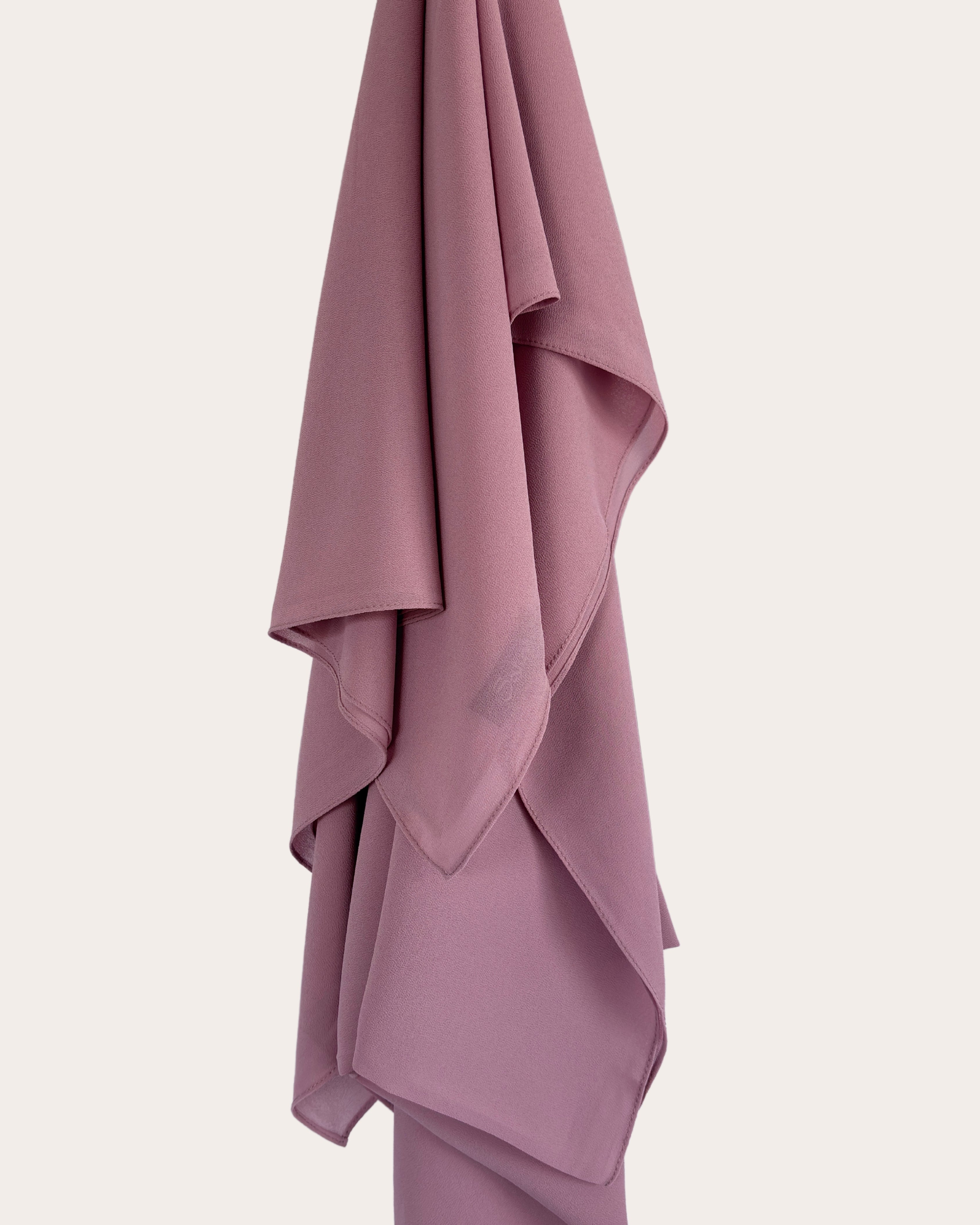 Premium Chiffon Hijab - Mauve Mirage