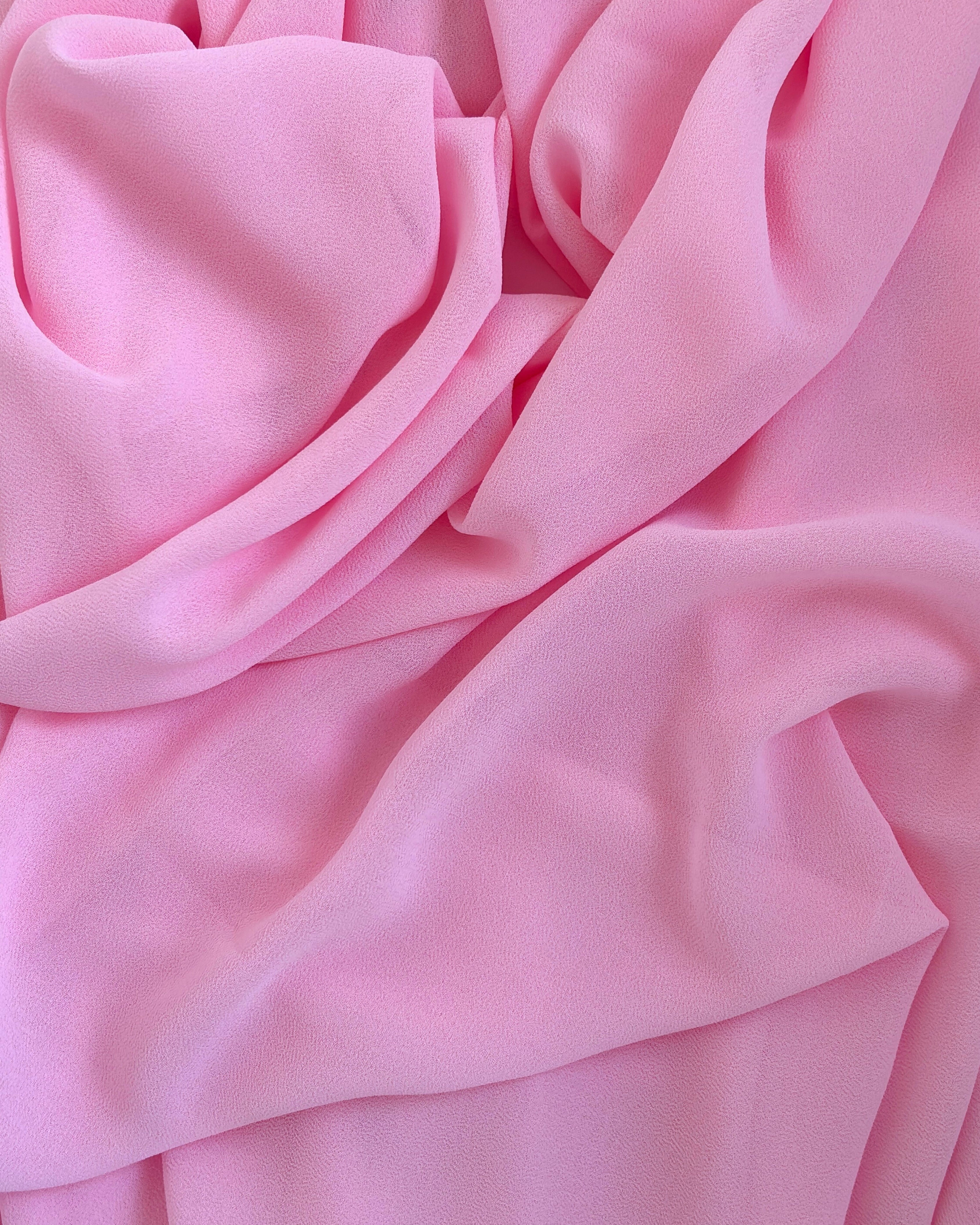 Premium Chiffon Hijab - Pink Champagne