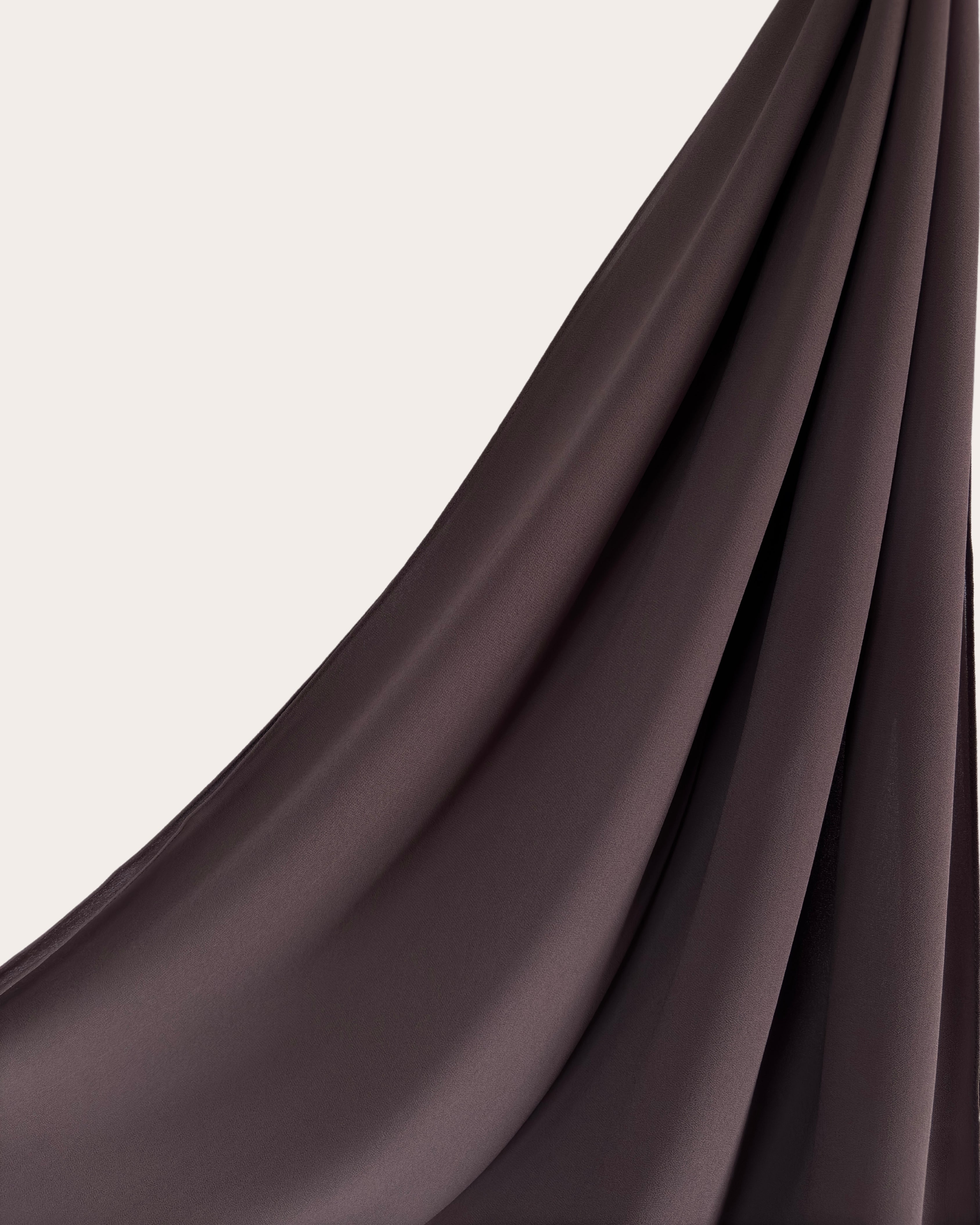 Premium Chiffon Hijab - Cocoa Chic