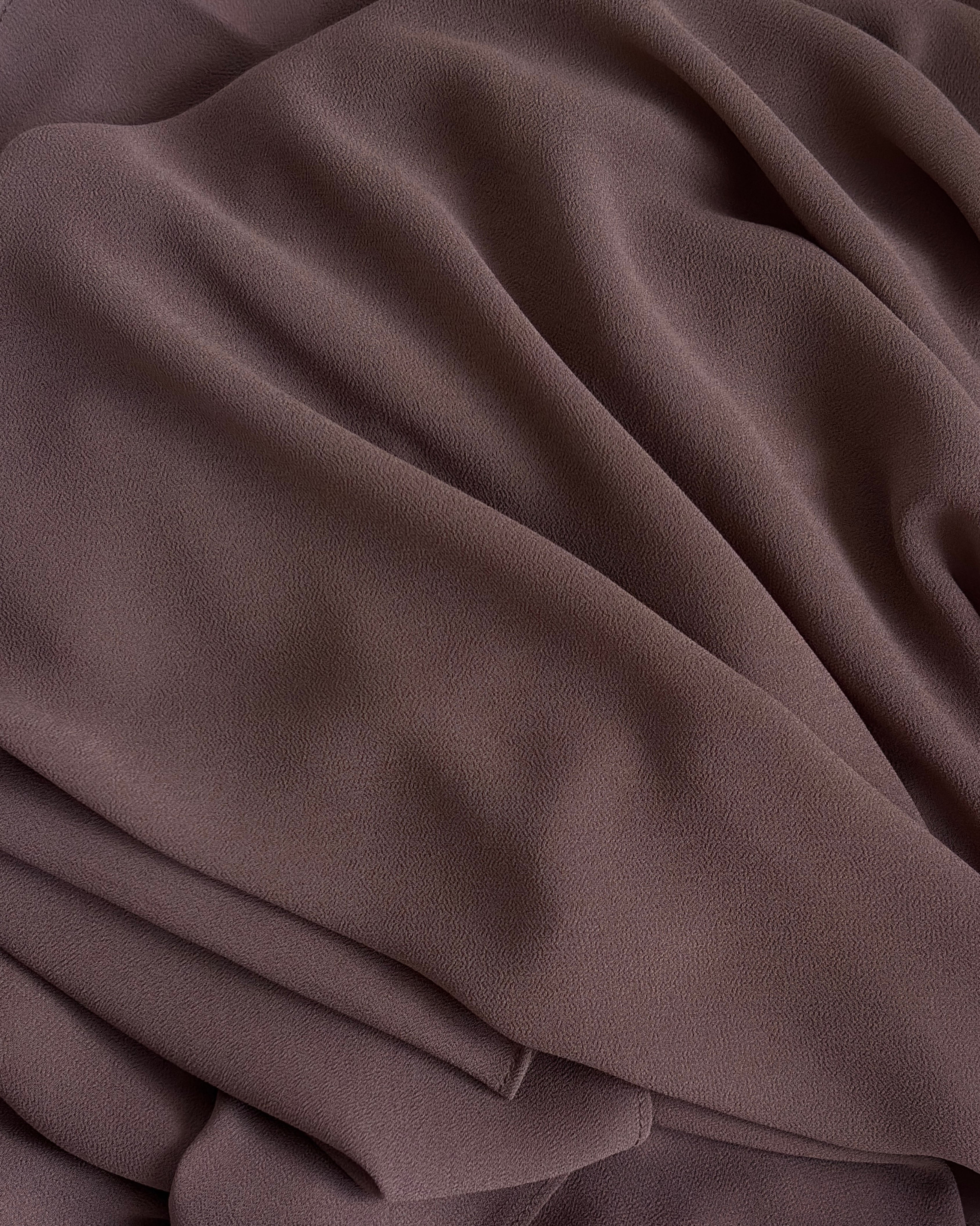 Premium Chiffon Hijab - Cocoa Chic